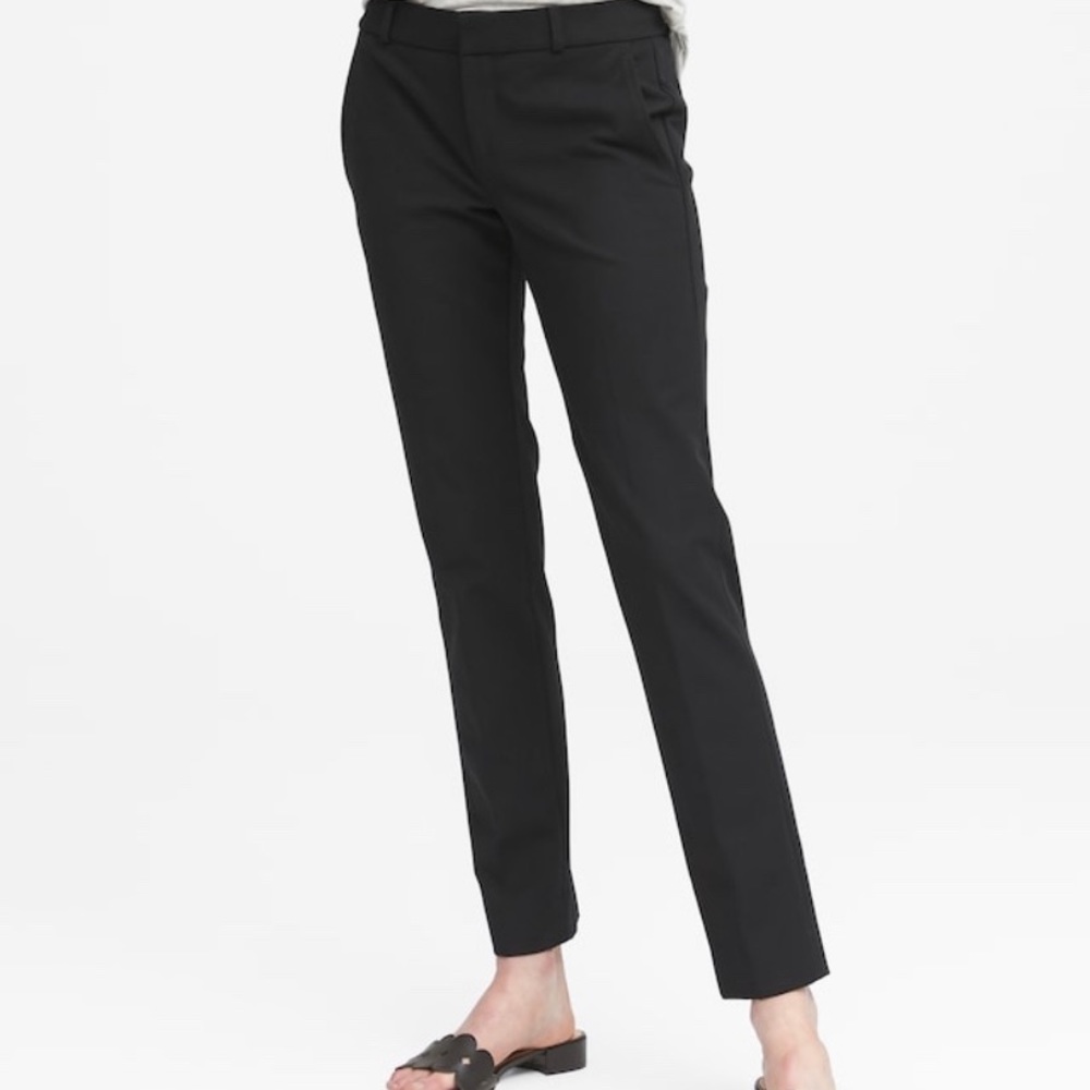 banana republic black women’s trousers